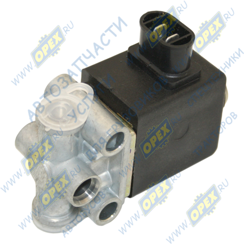 КЭМ 10-03 Клапан электромагнитный 24В, L=85; фишка 2 плос. клеммы, КамАЗ, МАЗ; являются составляющими блока клапанов БЭК 37.000 Объединение Родина